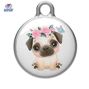 Traceur Gps pour chiens Localisateur d'animaux Qualité Airtags Traceur Gps pour animaux de compagnie Étanche Automatique Arrondi Traceur pour animaux de compagnie