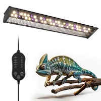 Lampe LED en plastique transfrontalière pour terrarium de dragon barbu, lumière UV, supplément de calcium pour reptiles, pour gecko, lézard et basking des solaires