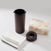 Boîte à mouchoirs de voiture multifonction Support de couverture Auto Tube rond de papier de sécurité Fenêtre cassée Coupe à mouchoirs avec marteau de sécurité Intérieur automobile