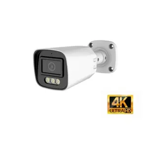 OEM双向音频子弹安全闭路电视2K 4K Hik-Vision 5MP Ip摄像机室外Poe家庭秘密安全摄像机