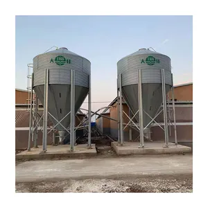 Fabricado na China para venda Silos de grãos de grande capacidade 50 toneladas 100 toneladas Silos de grãos