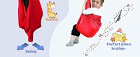 Therapie-schommel voor kinderen met speciale behoeften (inclusief hardware) Binnen, verstelbaar, luchtyoga, kinderen, autisme, ADHD, sensorische integratie