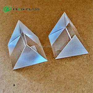 Prisme triangulaire équilatéral à angle droit FELIX personnalisé en BK7/Silice fondue/CaF2 - Product Image 3