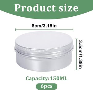 Empty Storage <b>Container</b> Bottle <b>Aluminum</b> Cosmetic Jars 5g 10g 15g 20g 30g 60g Silver Black Gold Metal <b>Aluminum</b> Tin for Saffron - Product Image 4