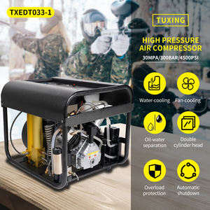 <span class=keywords><strong>Compresseur</strong></span> d'air à double cylindre TUXING de haute qualité avec écran LCD, 4500 psi, 300 bar, 220 V, <span class=keywords><strong>purge</strong></span> automatique, pour bouteille de plongée PCP et snorkeling - Product Image 3