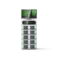 Nouveau Produit Distributeur Automatique de Power Banks 20 Emplacements et Terminal de Paiement Intelligent Kiosque de Location en Libre-Service pour Casier de Recharge de Téléphones Mobiles