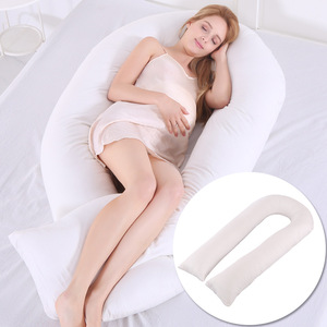 60in Full Body Pillow Maternity Pregnancy Body Pillow, Extra Large U Shape Pillow und Lounger mit Removable Cover - Product Image 1