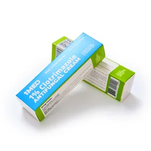 Мини-складная картонная коробка по индивидуальному заказу упаковка C1S художественная бумага коробки для медицинской косметической упаковки