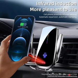 <span class=keywords><strong>Chargeur</strong></span> de <span class=keywords><strong>voiture</strong></span> sans fil rapide pour iPhone <span class=keywords><strong>Samsung</strong></span>, universel, 2026, 15W, support de téléphone de <span class=keywords><strong>voiture</strong></span> à <span class=keywords><strong>induction</strong></span> pour grille d'aération - Product Image 2