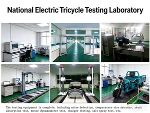 Triciclo Eléctrico Urbano de Cabina Cerrada para Turismo, Vehículo de Pasajeros de Alta Velocidad y Gran Resistencia - Product Image 5