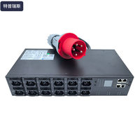 Prise PDU Intelligente Haute Puissance Terpress pour Ligne de Vieillissement, Triphasée 63A, 12 Prises C39, DPDU-V5-C3912-63A-3P, pour Test de Burn-in de Serveur IA