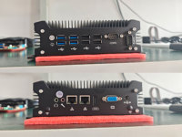 Mini PC Industrial Intel Core i7 1365U 10 Núcleos 8GB DDR5 256GB SSD Compatible con 64GB RAM Puerto COM Dual RS232 Computadora Integrada