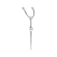 Ensemble de cure-dents et de fil dentaire en acier inoxydable 304 et alliage de zinc pour un nettoyage dentaire, utilisation portable