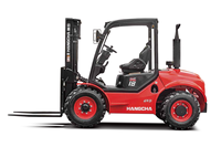 Montacargas Todoterreno Hangcha 1.5t/1.8t 4x4 Diésel con Eje de Dirección Oscilante para Madera y Aserradero