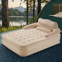 Matelas Gonflable Très Grand avec Oreiller Intégré – Lit de Sol Multifonctionnel pour Maison et Camping en Extérieur