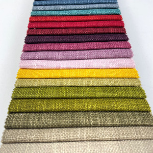 Textiles <span class=keywords><strong>para</strong></span> el hogar, muestra gratis, 100% poliéster, aspecto <span class=keywords><strong>de</strong></span> lino duradero, sofá, muebles, tela <span class=keywords><strong>de</strong></span> lino <span class=keywords><strong>para</strong></span> tapicería - Product Image 2