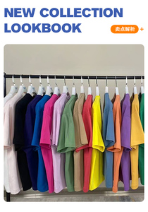 SanDian K1018 alta calidad peso pesado liso camiseta de gran tamaño impresión bordado personalizado en blanco 100% algodón hombres camiseta - Product Image 6