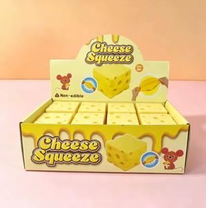 Juguete Blandito de Queso Cuadrado de TPR en Oferta, Juguete Creativo Súper Suave de Rebote Lento para Aliviar el Estrés - Product Image 3