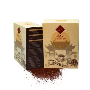 Bao Vi schwarze Kaffeebeutel Packung 28 Schachteln konkurrenzfähiger Preis Verwendung mit kochendem Wasser einfach zu verwenden Made in Vietnam Lieferant
