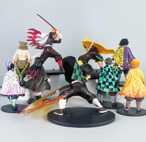 Figuras de <span class=keywords><strong>Manga</strong></span> HESPER, Estatuas de Demon Slayer, Kamado Nezuko, <span class=keywords><strong>Rengoku</strong></span> Senjuro, Kamado Tanjirou, Kochou Shinobu, Figuras de Anime de PVC - Product Image 6