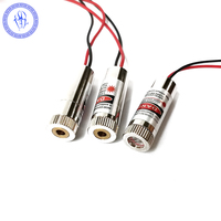 Garis Merah 1 MW 650nm 3-5 V Laser Dioda Modul Kepala Tembaga