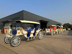 Vente en gros de calèche de mariage Cendrillon, chariot électrique, calèche royale, buggy, chariot à chevaux idéal pour le tourisme en Arabie Saoudite - Product Image 2