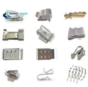 Stainless Steel 316 Module Frame Clips 4x6mmsq Solar Cable Clips For Holding Solar Wires Pv Wires Management