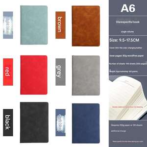 Huashanqi, venta al por mayor, personalizado, A5, Clip-on, <span class=keywords><strong>Notebook</strong></span>, oficina <span class=keywords><strong>de</strong></span> negocios, caja <span class=keywords><strong>de</strong></span> regalo, conjunto - Product Image 3