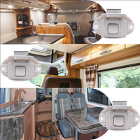 Serrure à bouton-poussoir pour armoire et tiroir de camping-car, caravane, yacht, ouvrable par pression
