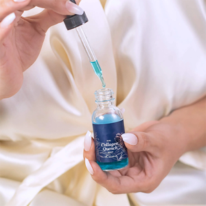 טיפוח עור אורגני טבעי לחות חומצה היאלורונית סרום קולגן טבעוני למראה עור הפנים - Product Image 3