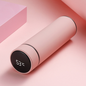 High Quality 600ml Stainless Steel Vacuum Flask LED Temperature Display <strong>Electric</strong> Thermos <strong>Tumbler</strong> for Direct Drinking Insulated