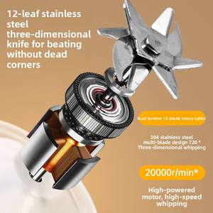 <span class=keywords><strong>Licuadora</strong></span> Inalámbrica Automática para Smoothies, Mezcladora Eléctrica Portátil USB, Exprimidor de Naranjas y Frutas, Vaso Exprimidor - Product Image 5