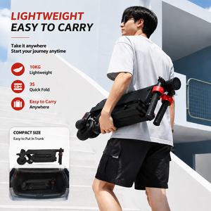 สกู๊ตเตอร์ไฟฟ้า 2 ล้ออัจฉริยะ พร้อมแบตเตอรี่ถอดได้ มาตรฐาน EU USA พับเก็บได้รวดเร็ว จัดส่งฟรี รุ่น STV-KX6-13 ดีไซน์พับเก็บง่าย สะดวกในการจัดเก็บและขนย้าย - Product Image 2