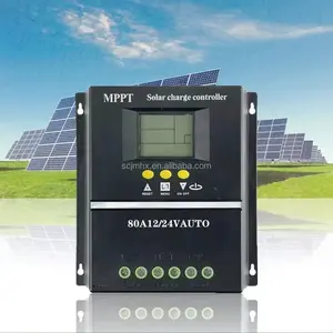 Smart 12V 24V Auto Solar Panel Charge Controller 20A 30A 40A 50A 60A PWM Solar Charge Controller