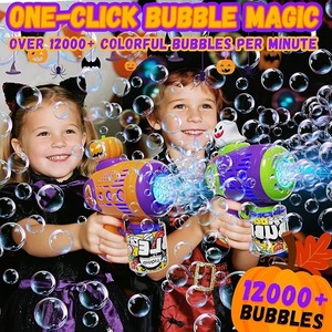 Pistolas <span class=keywords><strong>de</strong></span> burbujas <span class=keywords><strong>de</strong></span> Halloween para niños Calabaza Fantasma Máquina <span class=keywords><strong>de</strong></span> burbujas para niños <span class=keywords><strong>con</strong></span> luces LED Juguetes <span class=keywords><strong>de</strong></span> Halloween - Product Image 5