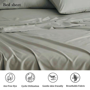 Juego de Sábanas de Algodón de Hotel de Calidad, 200TC 250TC 300TC 350TC 400TC, Funda de Edredón, Sábana Plana y Funda de Almohada - Product Image 5