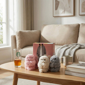 Peluche Gufo Morbido Premium, Giocattolo Imbottito in Cotone PP, Bambola Gufo Anti-Deformazione, Giocattolo da Coccolare per Natale - Product Image 3