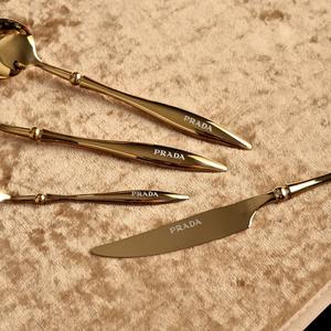 Ensemble de couverts en acier inoxydable, couteau, fourchette, cuillère, quatre pièces, ensemble de vaisselle occidentale européenne - Product Image 4