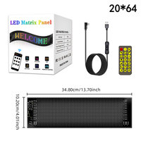 Écran LED flexible pour publicité automobile, écran LED couleur pleine pour fenêtre arrière de voiture, écran défilant pour sous-titres