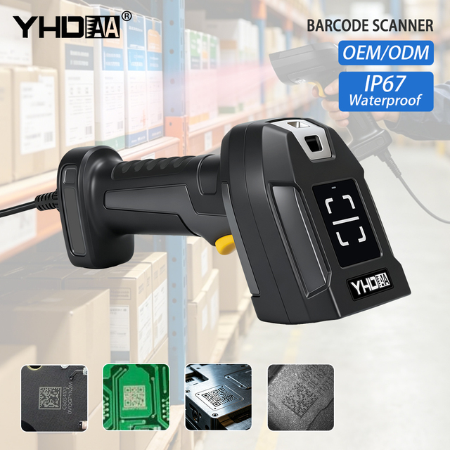 3mil High Precision Code Decoding Handheld Industrial Barcode Scanner Dpm Metal Dot Matrix Code Read Qr Code Scanner