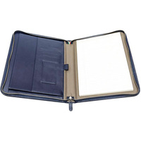 Porte-documents en cuir ou similicuir personnalisé en gros, format A4, A5, A6, pour l'école, les affaires, organiseur de documents, classeur, portefeuille avec logo