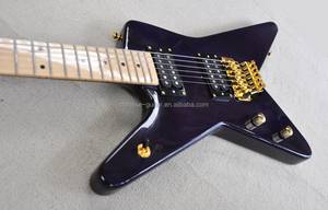 Chitarra Elettrica Flyoung Viola dalla Forma Insolita, Personalizzata in Fabbrica, per Mancini, Chitarre di Lusso - Product Image 4