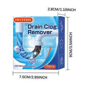 Pastiglie per la Pulizia e lo Sblocco di Tubi di Cucina e Bagno, Polvere Elimina-Odori per Sbloccare Scarichi e Fognature - Product Image 5