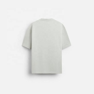 Camiseta de Algodón Grueso de Alta Calidad, Personalizada, de Lujo, Lisa, Extra Grande, para Hombre, Fabricante de Camisetas Boxy para Hombres - Product Image 6