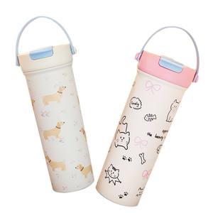 2025 vente chaude Design moderne Portable Double-boisson tasse Thermos en acier inoxydable avec aspiration de séparation de thé pour les nouveaux chatons - Product Image 5