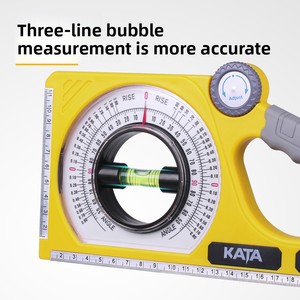 ไม้บรรทัดวัดมุมเอียงแนวนอน Kaida ความแม่นยำสูง พร้อมแม่เหล็กแรงสูง เครื่องมือวัดมุมเอียงแบบสามเส้น รุ่น KT36001 - Product Image 3