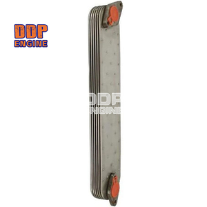 Pièces de moteur diesel pour engins de construction 600-651-1161 600-651-1160 6127-61-2103, refroidisseur d'huile pour Komatsu 6D125 6D140 6D155 - Product Image 2