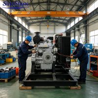 Générateur mobile sur remorque SinoShine 20kw 30kw 40kw, groupe électrogène diesel insonorisé monté sur châssis pour événements et activités en plein air