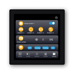 Công Tắc Rơ Le ZigBee 3 Gang Thông Minh 2022 Tuya Hộp Treo Tường EU Với Công Tắc Gắn Tường Màn Hình Cảm Ứng <span class=keywords><strong>LCD</strong></span> 4 Inch Cảnh 16 Chiều Cho Nhà Thông Minh - Product Image 6