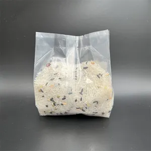 Sac de briques de riz en plastique transparent étanche à l'eau avec odeur d'impression personnalisée